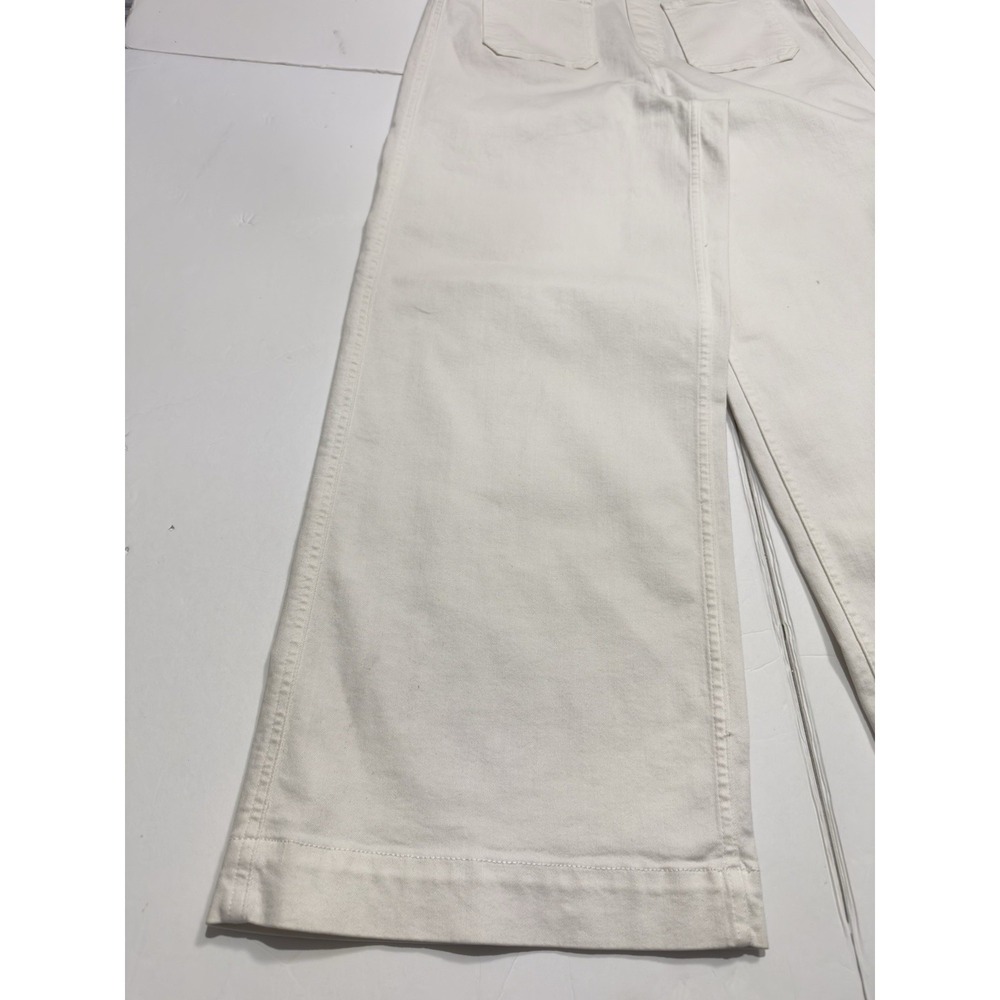 Spanx Women's Cropped Wide Leg Jeans SPANXshape EveryWear Patch Pocket Stretch M - Picture 5 of 14